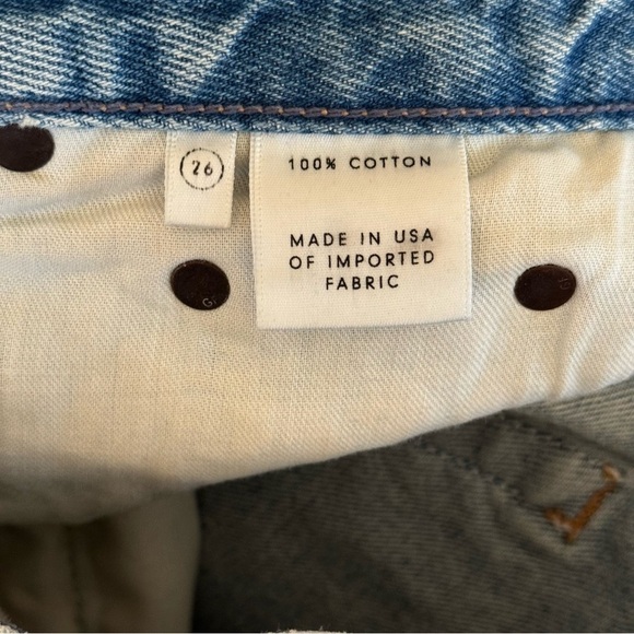 GRLFRND Eva A-Frame Gusset Denim Mini Skirt - Picture 10 of 10